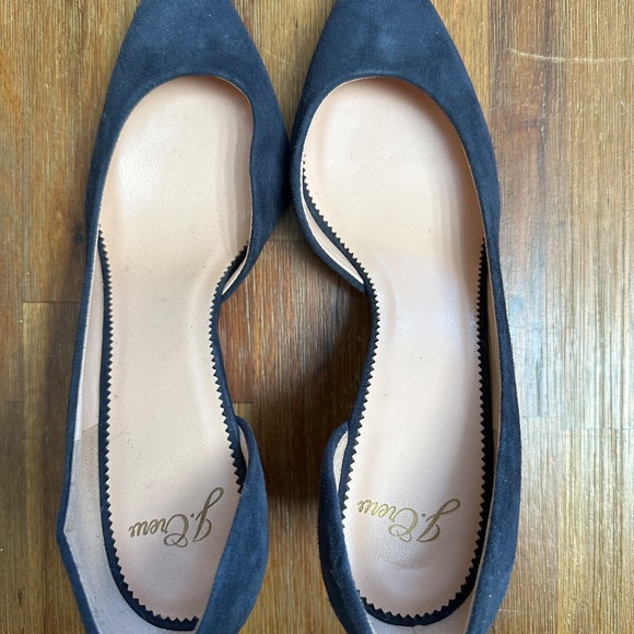J. Crew Lucie suede pumps NEW! W 7.5 - Picture 2 of 3